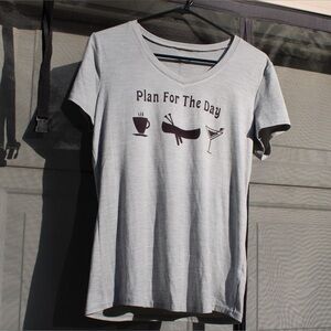 NWOT Medium Plan For the Day Short Sleeve Tee